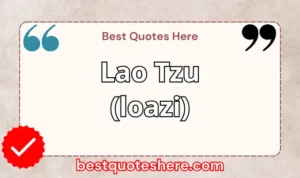Graphic text for Lao Tzu (loazi) quotes page featuring his name, the word "Quotes".