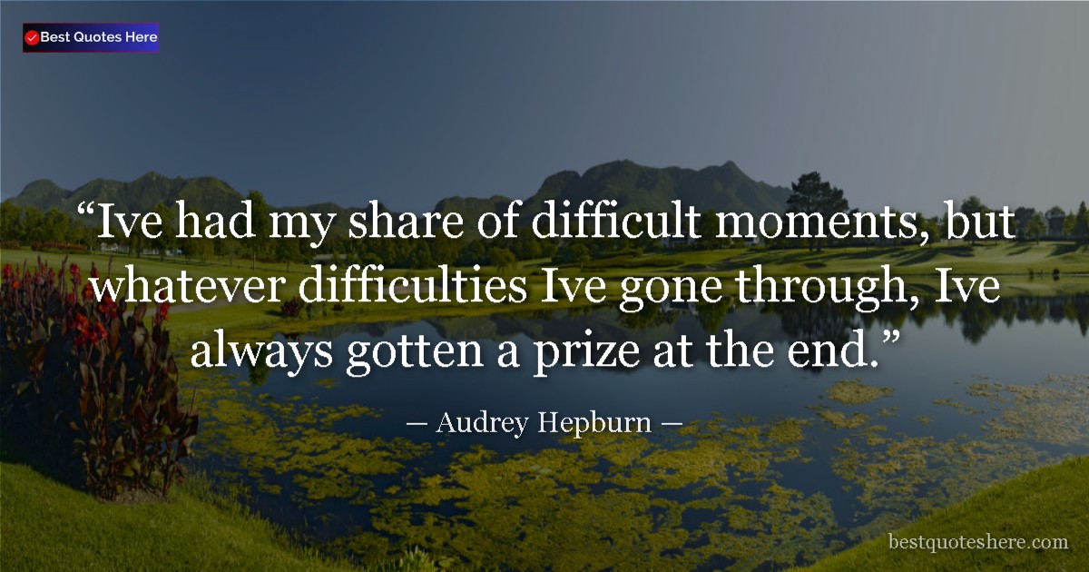 Image for quote by Audrey Hepburn
